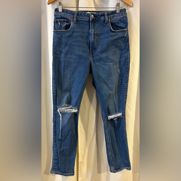 Abercrombie and fitch Curve Love High Rise Skinny‎ Jean color: medium Size 30 - Picture 1 of 5